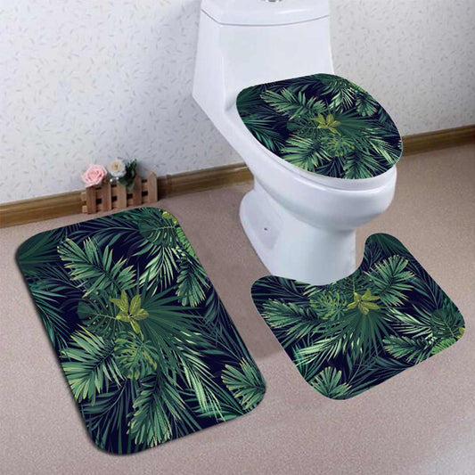 Tropical Plant Bathroom Set