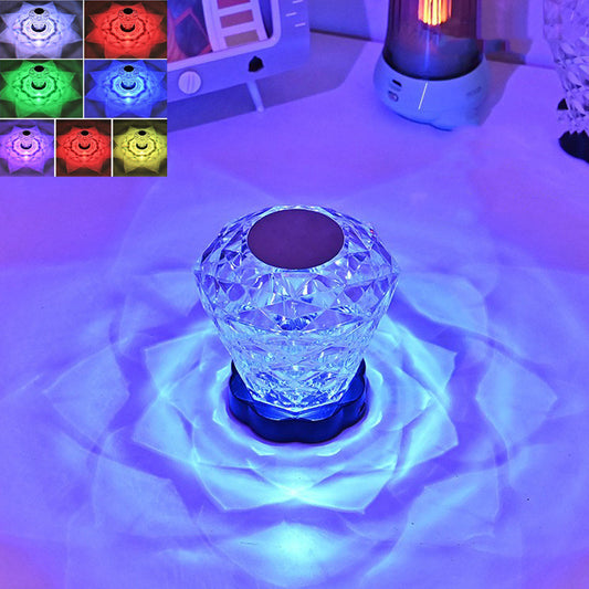 Rose Crystal LED Lamp
