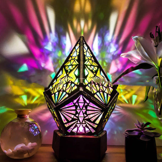 Colorful Diamond LED Lamp