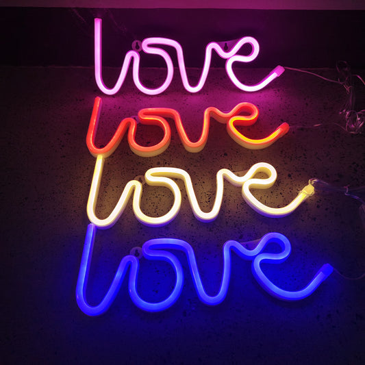 Love Script LED Light