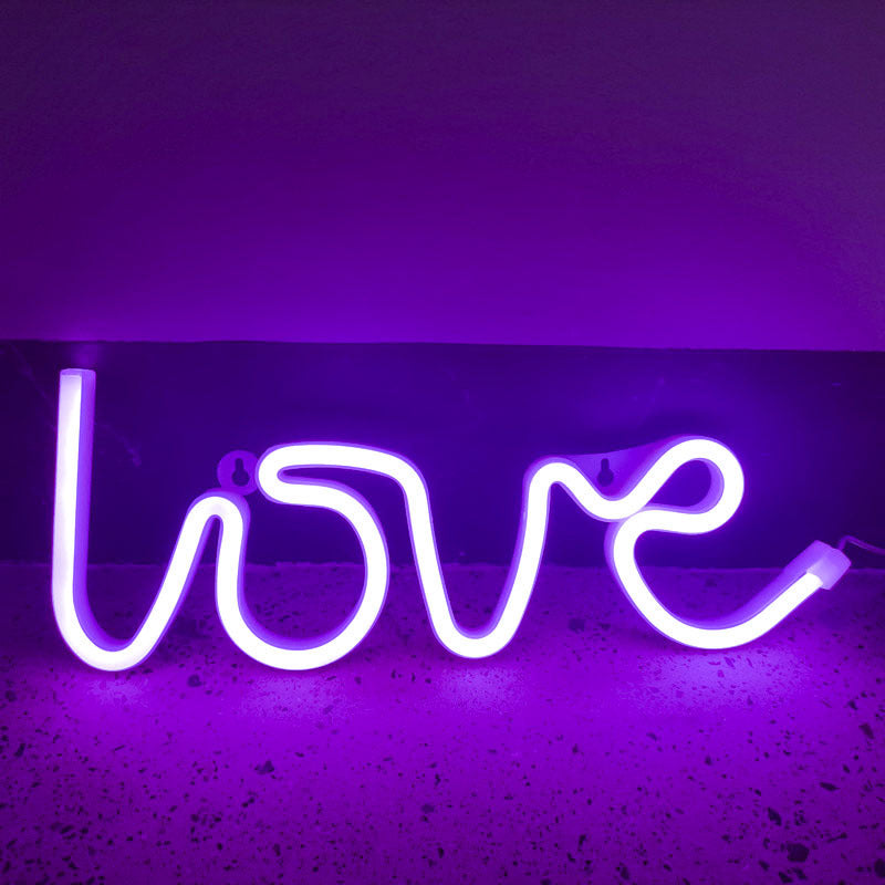 Love Script LED Light